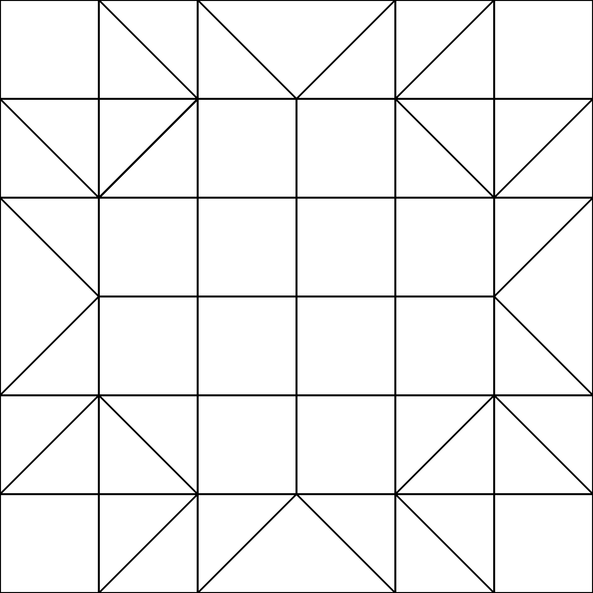 Pattern 136, Arizona Star barn quilt pattern thumbnail